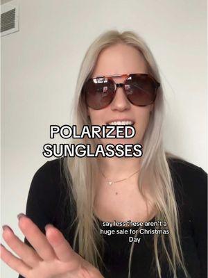 These are my favorite affordable polarized sunglasses and they are on HUGE sale today!! #sunglasses #polarized #polarizedsunglass #sunglassewearsstyle #affordablesunglass 