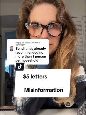 Replying to @Sarah Jordan #christierayallday #paidperletter #opportunity Correcting misinformation on letter writing. Its fine if therexare muktiplr letter wtiters in one household.