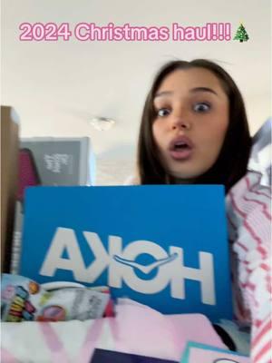 2024 Christmas haul!! #Christmas #foryou #fyp #christmashaul #2024christmashaul #christmaseve #OOTD #hokas #christmasgifts #creatorsearchinsights #preppy #pink #girlygirl #gifts #giftgiving #2024christmas 