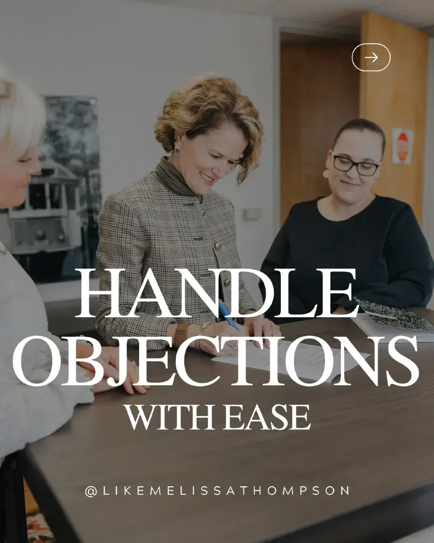 Handling objections doesn’t have to be stressful. With the right mindset, preparation, and strategies, you can turn “no” into a confident “yes”! 👉 Visit www.themelissathompson.com to join my newsletter for more tips, tools, and strategies to take your business to the next level! #clientrelationship #homesellingtips #realestatecoaching #realestatementor #realestatementorship #successcoach #realestateagent #realtor #realestatelife #luxuryrealtor #realtormarketing #realtorreels