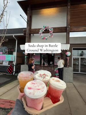 Over ice soda shop in battle ground Washington @Over Ice Sodas @Maddy Olson #sahm #sodashop #dirtysoda #battleground #washington #Vlog #drinktok #overice #washingtoncheck #drinkreview 