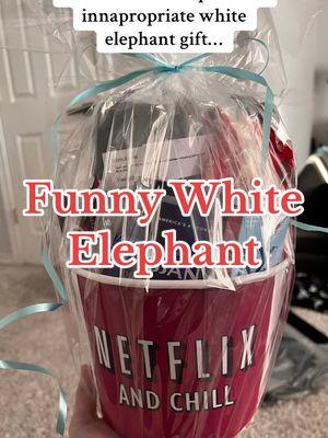 My husband thought it would be funny to bring an inappropriate gift to grandmas white elephant gift exchange this year. We about died when she grabbed ours 😂 she was in good spirits though. #grandma #whiteelephant #adultschristmas @Netflix #netflix #netflixandchiil #whiteelephantgift #giftsunder25 #funny