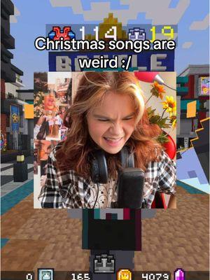 Merry Christmas, have my passionate take on weird Christmas songs :D - #Minecraft #minecraftstreamer #minecraftyoutuber #christmas #christmas2024 #minecraftclips 