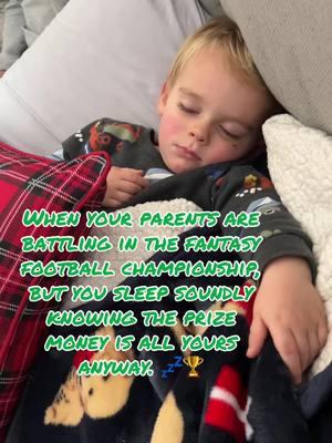 I mean he isn’t wrong.  #parentsoftiktok #momanddad #toddlersoftiktok #fantasyfootball #fantasyfootballchampionship #nflfootball #nfl #footballtiktok #espnfantasyfootball #toddlertok 