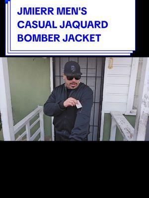 Jmierr Men's Casual Jaquard Bomber Jacket- #tiktopshopblackfriday #tiktopshopcybermonday #tiktopshopholidayhaul #jmierr #outfits #style #tiktopmademebuyit #bfgm  @Jmierr 