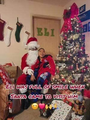 God I just pray that you allow me to continue to bring joy to Eli's life‼️ Merry Christmas 🎄🎅🏾😊❤️ #elistrong #specialneedsparents #aicardigoutieressyndrome #weareheretoinspire #merrychristmas #f #fypシ #dadsoftiktok #GodIsSoGood 