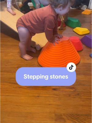 We love these! #finemotorskills #steppingstones #balancing #practicebalancing #kidstoys 