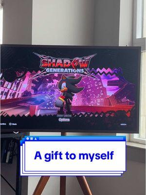 Christmas gifts finale I bought this for myself #sonicthehedgehog #shadowthehedgehog #keanureeves #sonicxshadowgenerations #newvideogame #mariarobotnik #darkbeginnings #allhailshadow 