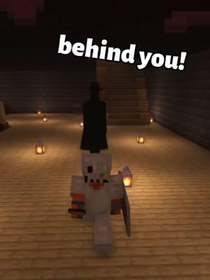 Something is Stalking Me... #fyp #gaming #funny #fypシ #scary #horror #twitchstreamer #Minecraft #scaryminecraft #minecraftaddon #hatman