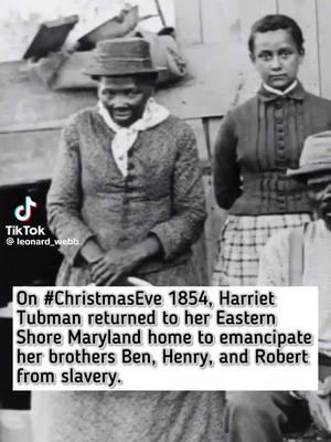 This is what Christmas is all about!! #harriettubman #slavery #blackmen #africantiktok #staynyorlang #bfyp #blackcommunity #blackpeople #BlackTikTok #blackfamily #blacktiktokcommunity #freedom #merrychristmas 