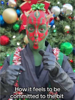 Happy Maulidays and halve yourself a Merry Sithmas! Don’t forget to deck the M@Star Wars auls with boughs of holly and Maulzel Tov to everyone that celebrates Hanukkah ❤️💚 #darthmaul #maulcosplay #darthmaulcosplay #sithmas #starwars #starwarscosplay #sithcosplay #holmat #holidaymatsuri #holmat2024