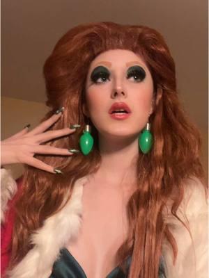 merry christmas 😌  #drag #dragqueen #dragperformer #amaryllis #mua #christmasdrag #nycdrag #christmas 