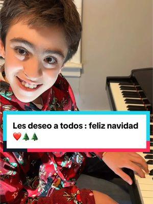 Les deseo a todos : feliz Navidad ! #salsa #piano #fypシ #multiinatrumentalist #viralvideotiktok #music #prodigy 