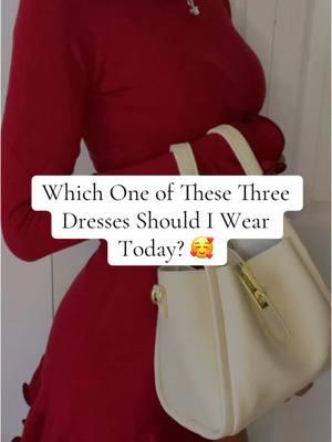 I have a few hours left…help me out yall 😬🥰  #bodycondress #ruffledress #womensdresses #winterdress #dresseshaul #sweaterdress #newyearnewaura 