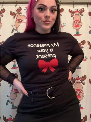 Just a reminder in case u needed it (merry Christmas❤️) #christmas#christmasoutfit#holiday#holidaymakeup#christmasparty#alt#altgirl#altmua#alternative#pinkhair#christmas2024#christmasshirt#christmassweater#pittsburgh#pgh 