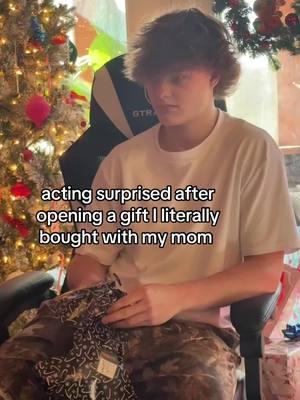 Surprise! #relatable #comedy #motherson #christmas2024 #momlife #MomsofTikTok @Haydenburrell4 