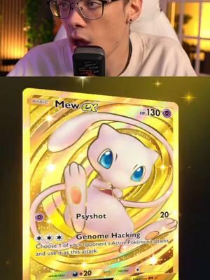 Pulled this beauty the other day on stream 😮‍💨🫶❤️ almost thought I got baited with salandit but it was a Gold Mew in Pokémon Pocket! #pokemontcgpocket #pokemontcgp #pokemonpocket #godzly #pokemoncards #pokemonopening #pokemoncardopening #crownmew #goldmew #mew 