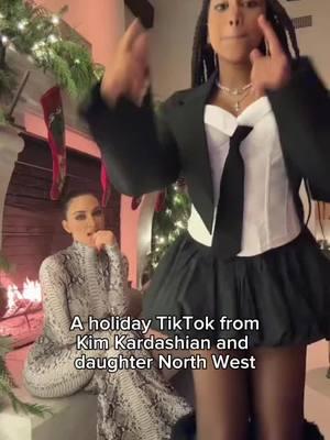 While @Kim didn’t post any videos from the holidays, her daughter did! 🎄 Credit 🎥 @Kim and North  #christmas #holidays #kimkardashian #northwest 