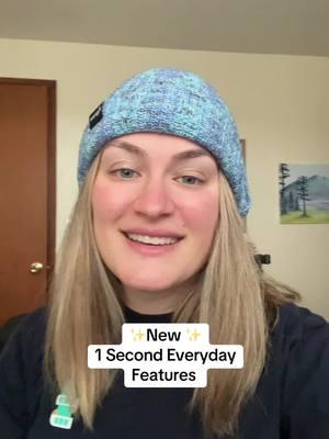 New 1 Second Everyday features! Available on iOS and Android. Let us know what you think!  #1secondeveryday 