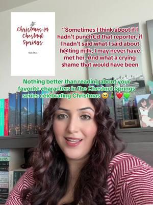 MERRY CHRISTMAS MY ANGELS ❤️💚 #romancebooktok #chestnutspringsseries #elsiesilver #romancebookseries #smalltownromancebooks 