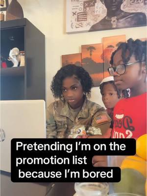 Pretending im on the promotion list 😂 ima manifest it 🤞🏾🤞🏾#fyp #fypage #miltok #tiktokmiltok😂 #miltokcommunity #tiktokmiltok #blowthisup #miltok #promoted 