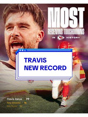 TRAVIS KELCE NEW RECORD @Chiefs #kc #kcmo #chiefs #chiefskingdom #swifties #taylorswift #taylornation #footballforswifties #footballissexy @Football Is Sexy 