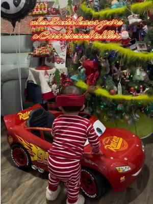 his favorite Christmas gift for sure 🥹♥️ #pixarcars #disneycars #toddler #momlife #MomsofTikTok #toddlerlife #christmas #lightningmcqueen #creatorsearchinsights 