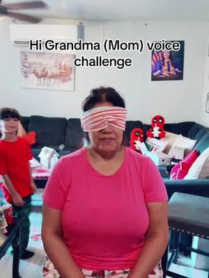 Voice challenge of all her grandkids and daughters 😬 #voicechallenge #fyp 