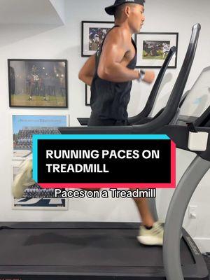 The Difference in Running Paces on a Treadmill #runners #Running #treadmill #run #endurance #marathon #training #race #sprint