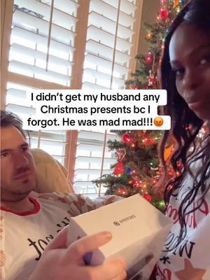 In my defense, the gift he wanted was $3,000. #merrychristmas #christmaspresents #christmastiktok #husbandgoals #husbandsoftiktok #marriedlife #couplegoals #happyholidays #fyp 