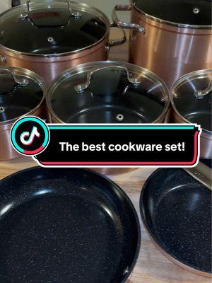 Live well for less! The best cookware set @NUWAVE Home & Kitchen #NuWaveNow #NuWaveOfficial #nonstick #pans #pots #potsandpans 