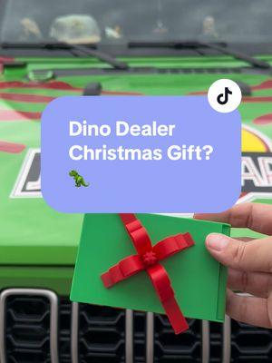 Dino Dealer Christmas gift? #jurassicpark #jurassicworld #christmas #merrychristmas #dinosaurchristmas #jurassicchristmas #dinodealer #dinosaurdealer #jurassicparkjeep #jurassicjeep #jurassicparktribute #jurassicparktributejeep #jurassicparkhouse #jurassicjeeplife #jurassicparklife 