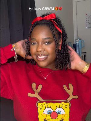 Merry Christmas & Happy Holidays Everyone ❄️ Let’s Do A Quick Beat for Christmas ♥️🎁  #quickbeat #blackgirlmakeup #miamicontentcreator #beautycreator #simplemakeup #makeuptutorial 