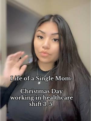 Merry Christmas from my family to yours #singlemomlife #momlife #MomsofTikTok #momtok #singlemomof2 #christmas #healthcare #healthcareworker #scrubs 