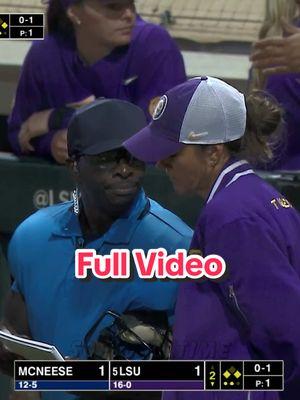 McNeese vs LSU, Full video,part 2 of umpire interference protested by LSU. #lsusoftball #mcneesesoftball #ncaasoftball #softball #d1softball #secsoftball #lsu #mcneese #sec #ncaa #protest #thankyouforyourservice #umpire #softballtime #softballlife #softballtiktoks #tiktoksoftball #geauxtigers #louisianastateuniversity #softballgirl #softballumpire #collegeumpire #2025season 