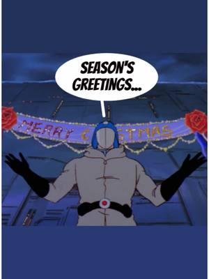 What did you guys think of when Cobra Commander says, "Season's greetings," after he captured the GI Joes on Christmas? #gijoe #realamericanhero #easteregg #spoiler #eighties #80s #80scartoons #80snostalgia #saturdaycartoons #saturdaymorningcartoons #cobracommander #christmas #merrychristmas