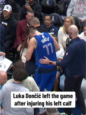 Luka’s left calf strain kept him from returning to the Mavs’ Christmas matchup with Minnesota. #NBA #basketball #nbabasketball #lukadoncic