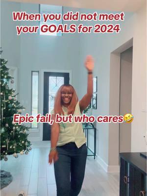 When you did not meet your 2024 goals BUT YOU ARE STILL HAPPY. 😀😀😀. You have Christ, so rejoice. 2025 is around the corner; you will have another chance to get it right. #teemountains #trending #foryoupage #videoinfluencer #influencer #african #Nigerian #ofcourseamfromnigeria #Americanmom #Americangirl