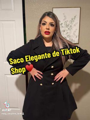 Saco de Tiktok Shop para salir! ♥️ #TikTokShop #tiktokshopcoat 