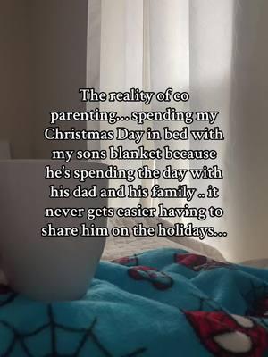 Don’t get me wrong I’m so grateful my son has two loving homes but it never gets easier.. I wish I could spend today with him and watch him play with all his new toys 🥺😓 #coparenting #holidays #christmasday #christmas #coparents #singlemom #boymom #thereality #fyp #relatable #MomsofTikTok 