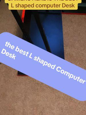 Gamers this is the best L shaped computer Desk gaming desk with led lights I shaped gaming desk with gaming  #computerdesk #lshapeddesk #gamers #gaming #console 