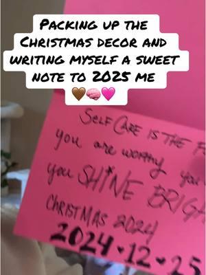 #futureselfnotes #notetoself #christmas #loveyou #shinebright #merrypinkmas #pinkmas 