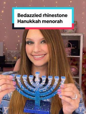 I Couldn’t find a song that fit the way I felt about this process - close enough 😂✨🕎💎 bedazzled Hanukkah decorative menorah!  #creatorsearchinsights #bedazzled #bling #rhinestones #art #happyholidays #hanukkah #chanukah #decoration