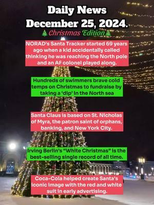 Daily News December 25, 2024. Christmas Edition #news #dailynews #fyp #silkysmoothnews #merrychristmas