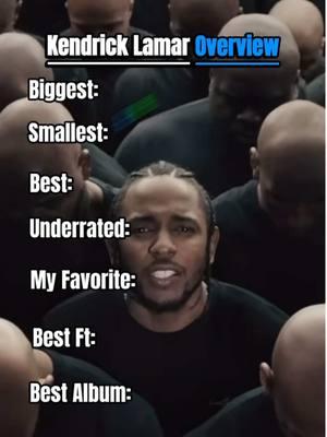 Is Kendrick the goat? #kendricklamar #artistoverviews #rapmusic #hiphop #gnx #goodkidmaadcity #music 