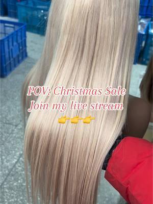 Join my live stream🔥🔥#westkisshair #gluelesswig #weargowig #wigtiktok #precutwig #megalive #humanhair #naturalhair #lacewig #hairline #christmas #livestream 