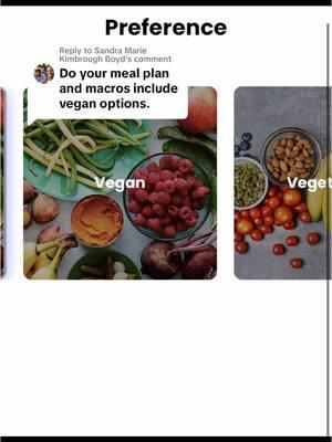 Replying to @Sandra Marie Kimbrough Boyd  Yes there are my dietary preferences to chose from.  Dm “Plan” and I will send you over my direct link for my online fitness and nutrition coaching plans. Don’t wait for the new year new me hype. Make it a lifestyle 🙌🏾👏🏾 #weightloss #mealprep #mealprepideas #mealplanning #onlinenutritioncoach #veganrecipes #veganfood #veganmeals #boddiedbyroxyb #fitnessapp