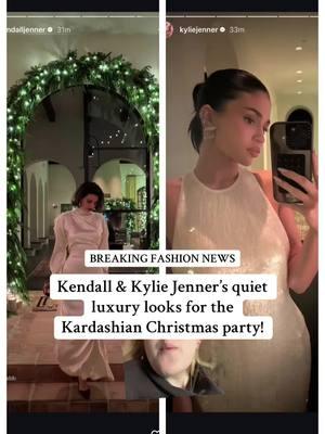 #greenscreen Kendall and Kylie Jenner’s christmas looks were very winter wonderland coded #kendalljenner #kyliejenner #kardashians #christmaseve #christmas2024 #fashiontiktok #fashionnews #phoebephilo #ysl #winterfashion #winterwonderland 