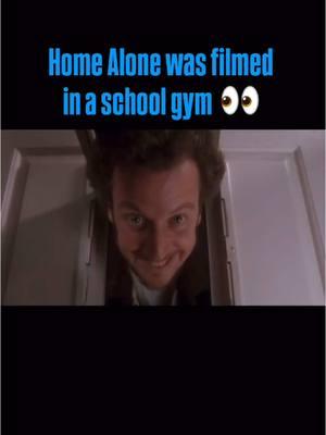 The magic of a great movie takes so many moving parts.  Can you believe the Home Alone house was actually a school gymnasium?? New Trier Township High School in Northfield, Illinois! They even drained the school's pool to build part of the set as well- it made the basement flood a lot easier than it could have been! The house itself located at 671 Lincoln Ave, in Winnetka, Illinois was mainly used for exterior and b-roll. What an incredible crew to pull this off! What do you think?? Credit: Movies the Made us (@netflix @netflixca) #fyp #foryou #christmas #homealone 