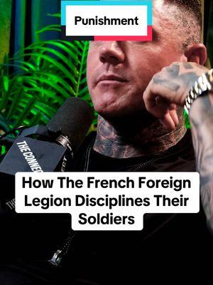 No mistakes to be made when it comes to the French foreign legion #johnnymitchell #podcast #fyp #viral #war #violence #crazy #story #navy #seal #training #punishment